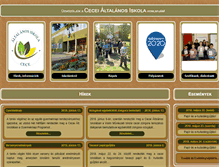 Tablet Screenshot of iskola.cece.hu